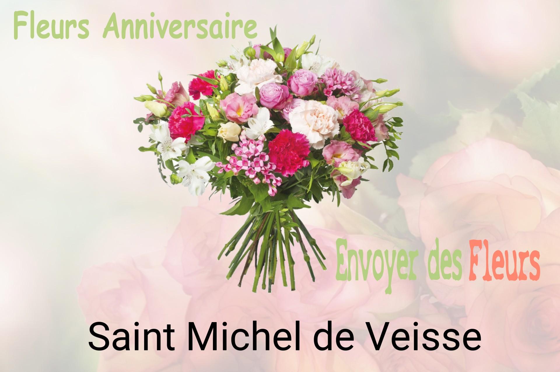 Bouquet de fleurs d’anniversaire livré à Saint-Michel-de-Veisse