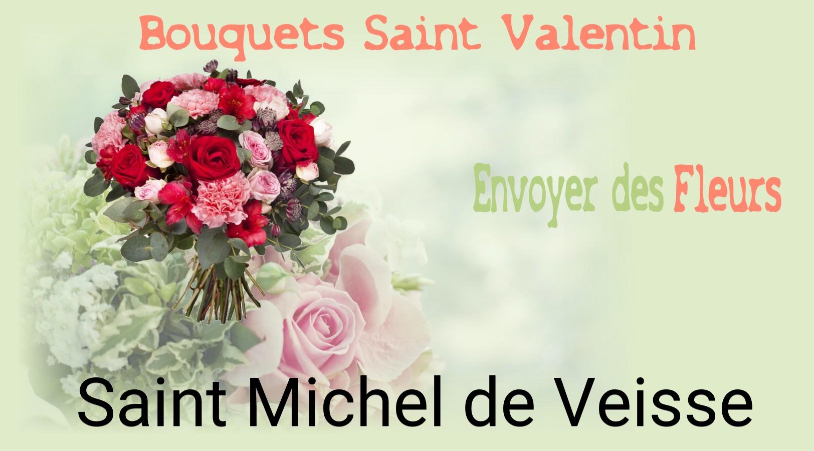 Roses de Saint-Valentin livrées à Saint-Michel-de-Veisse